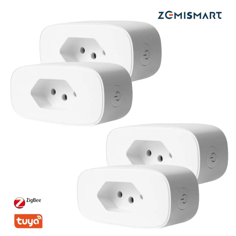 Plugue de Tomada Inteligente Zigbee 16A - Zemismart