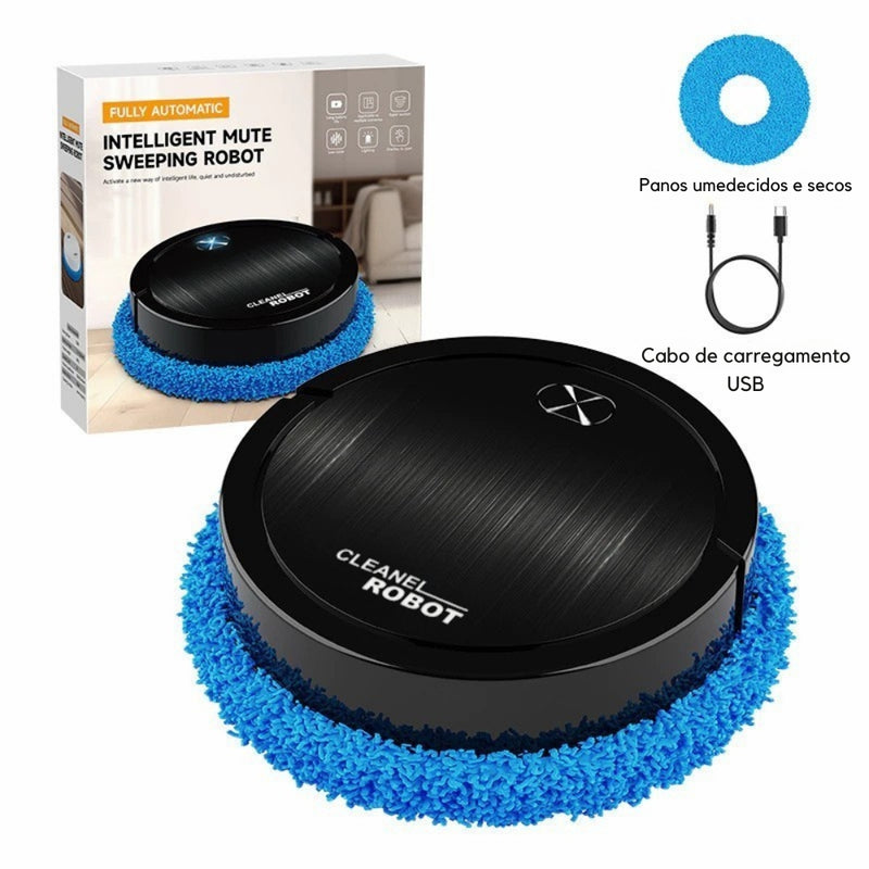 Mini Robô de Limpeza Mop Esfregão EasyClean
