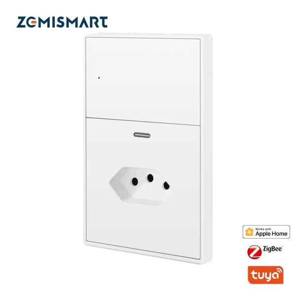 Tomada Inteligente Zigbee de 10A com Porta USB-C - Zemismart