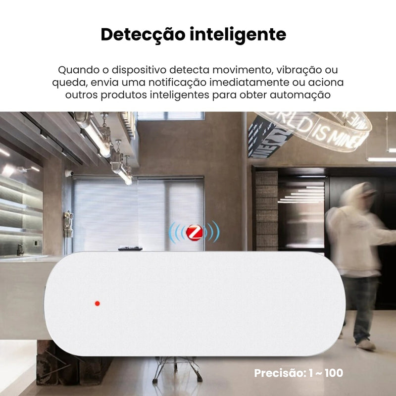 Sensor de Vibração Inteligente Zigbee - Zemismart