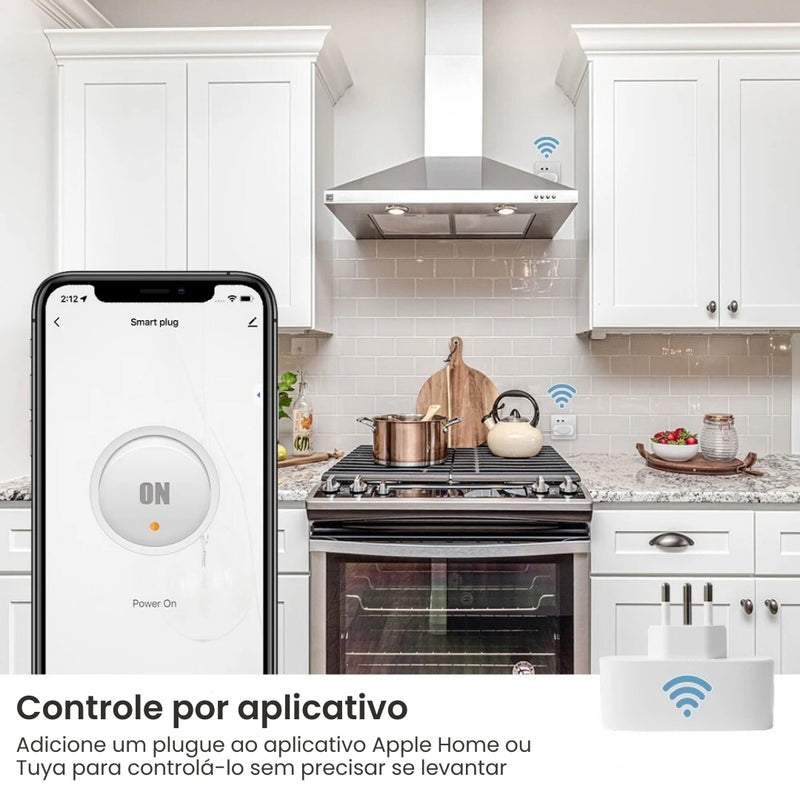 Plugue de Tomada Inteligente Zigbee 16A - Zemismart