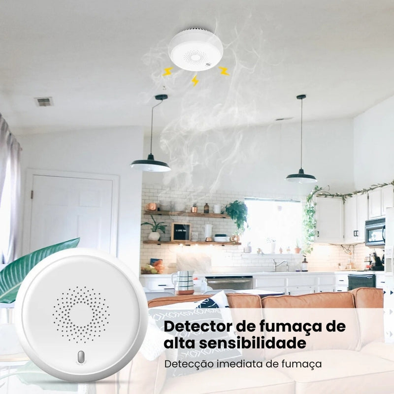 Detector de Fumaça Inteligente Zigbee - Zemismart