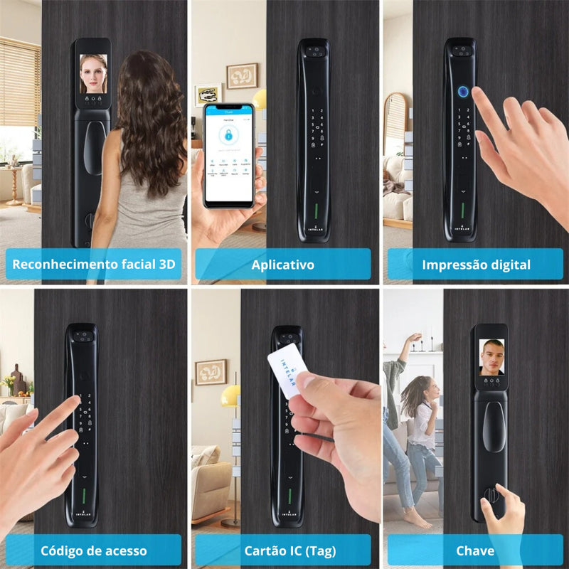 Fechadura Inteligente Intelar X3 Tuya Wi-Fi