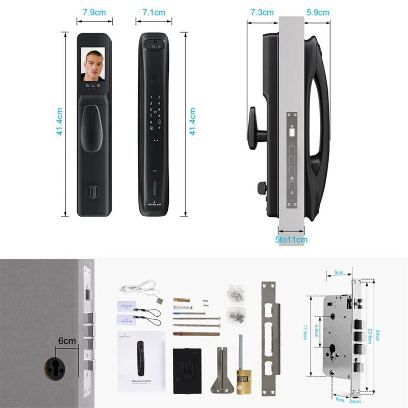 Fechadura Inteligente Intelar X3 Tuya Wi-Fi
