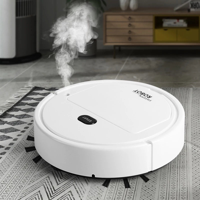 COMBO LIMPEZA EasyClean - Mini Robô Varre e Aspira + Mini Robô Mop Esfregão