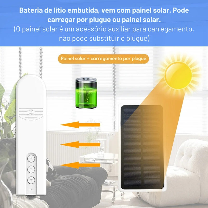 Motor Inteligente para Persiana Tuya Wi-Fi/ZigBee