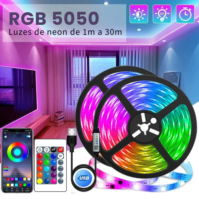 Fita LED USB Inteligente Wi-Fi