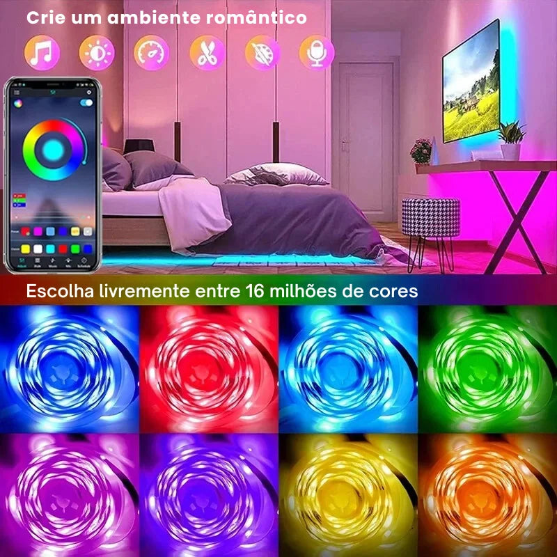 Fita LED USB Inteligente Wi-Fi