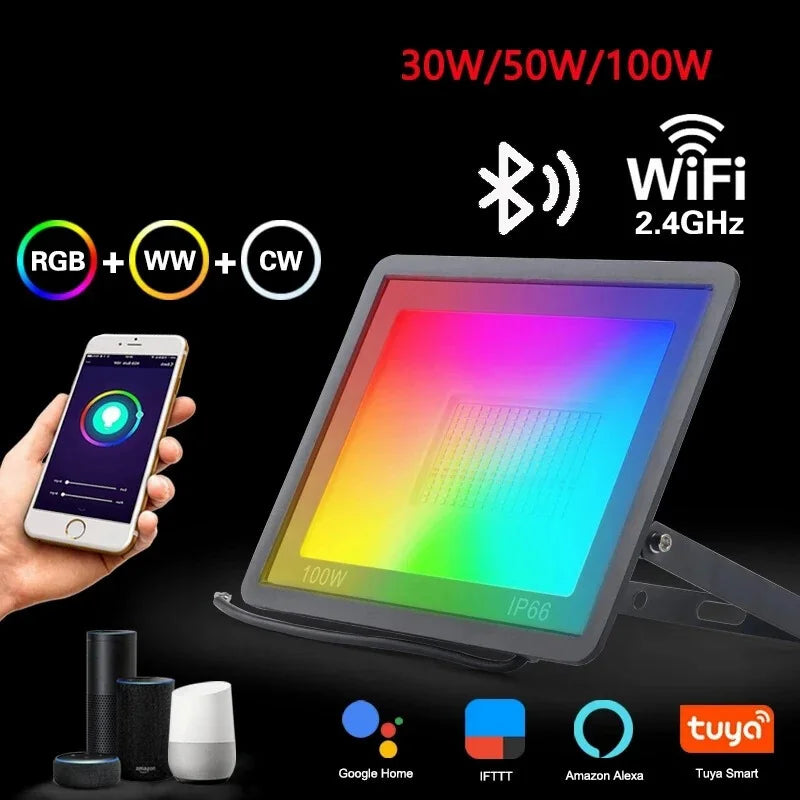 Refletor LED Inteligente Wi-Fi