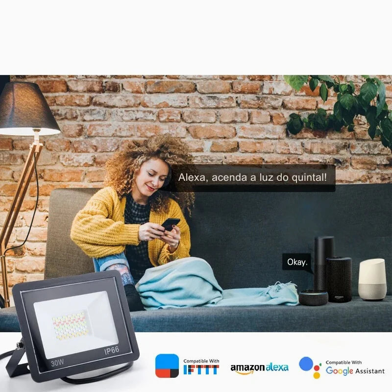 Refletor LED Inteligente Wi-Fi