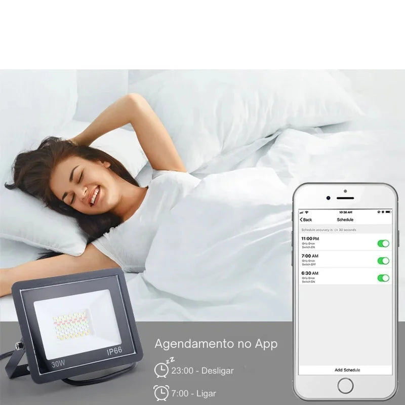 Refletor LED Inteligente Wi-Fi