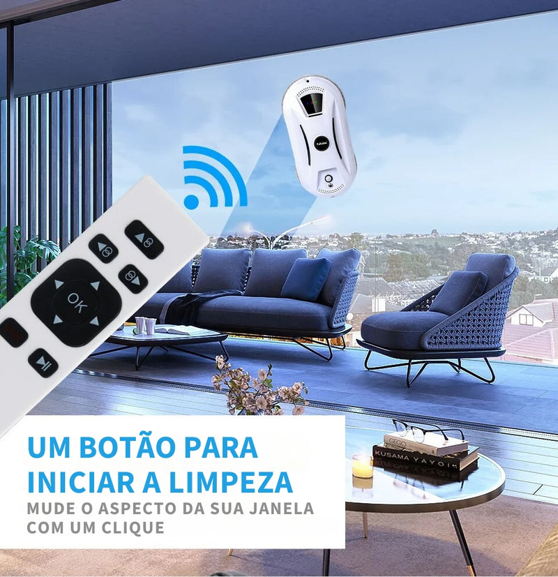 Robô de Limpeza de Janelas Vidros Espelhos EasyClean
