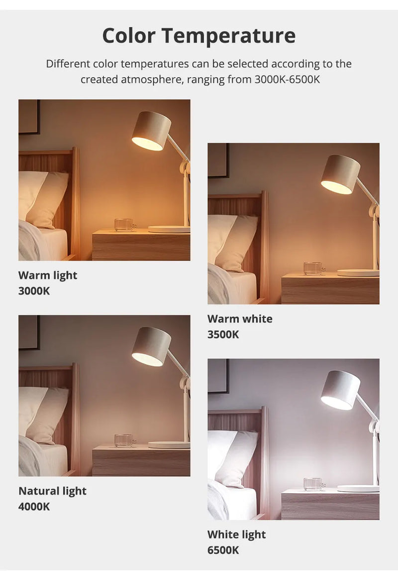 Lâmpada LED inteligente RGBCW E27 de 9W dimerizável Matter sobre Wi-Fi - Zemismart