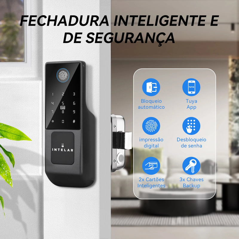 Fechadura Inteligente Intelar X6 Tuya Wi-Fi