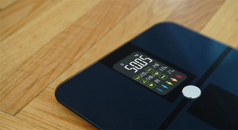 Balança de bioimpedância e peso corporal inteligente Bluetooth e Wi-Fi Intelar IR288