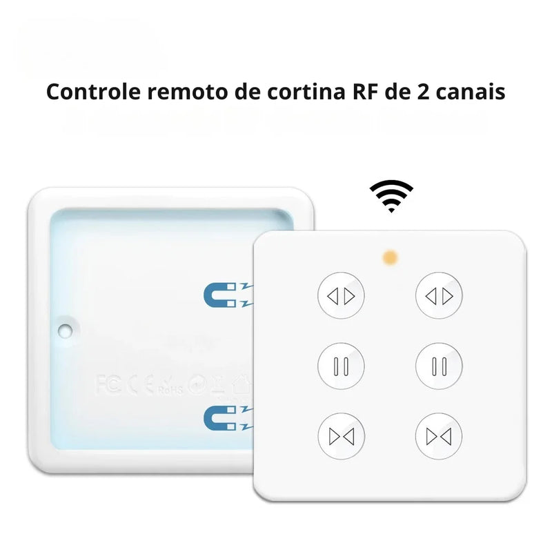 ⁠Interruptor RF e Wi-Fi para persiana de rolo