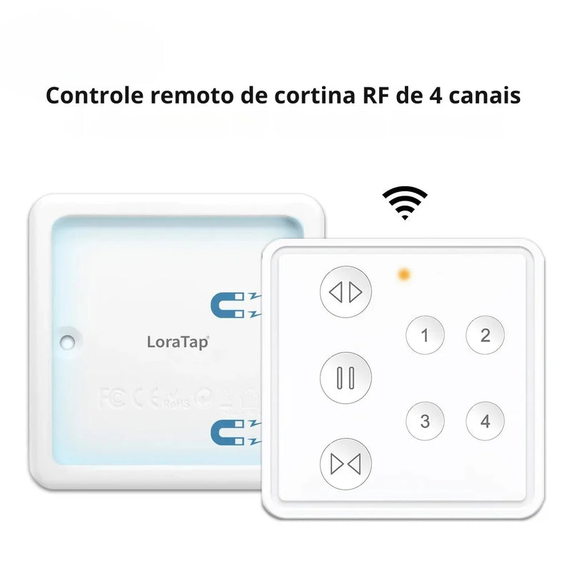 ⁠Interruptor RF e Wi-Fi para persiana de rolo