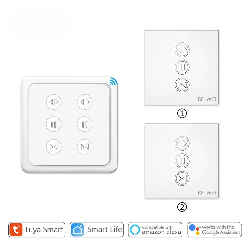 ⁠Interruptor RF e Wi-Fi para persiana de rolo