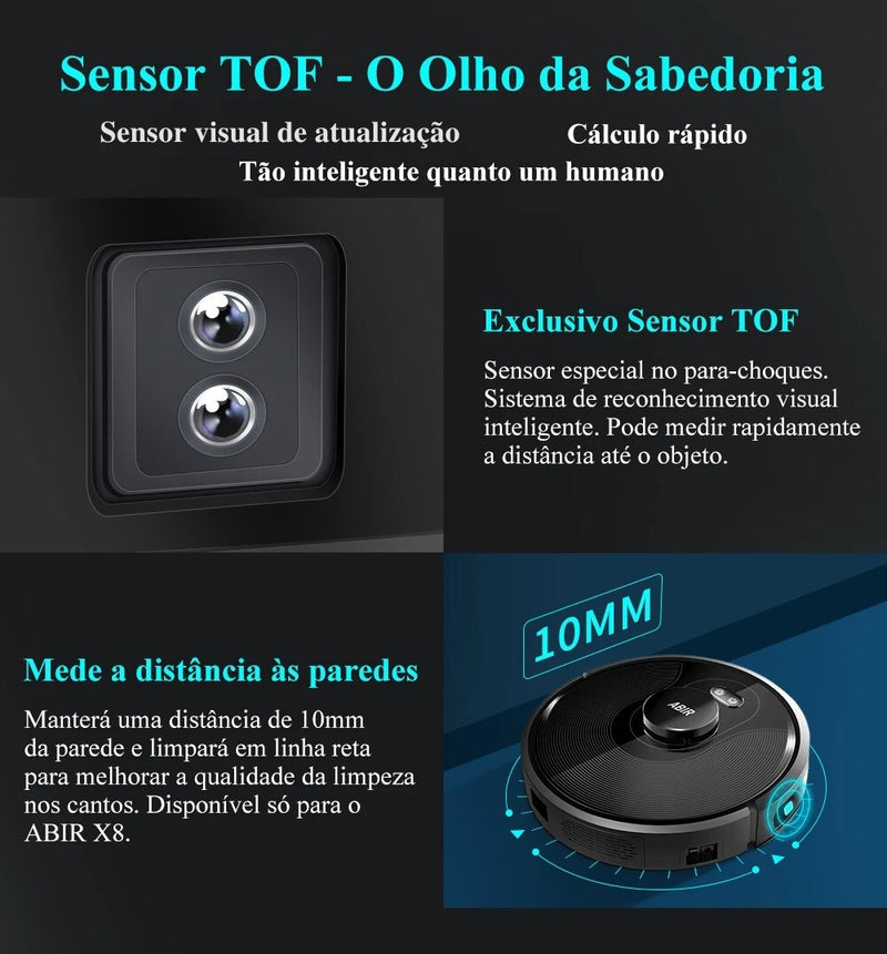 Robô de Limpeza Inteligente ABIR X8