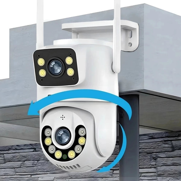 Câmera de Segurança Externa IP Lente Dupla TotalSecurity